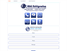 Tablet Screenshot of bgrefrigeration.com
